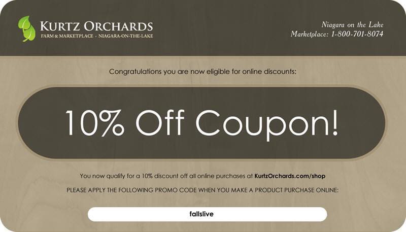 kurtz orchards coupon